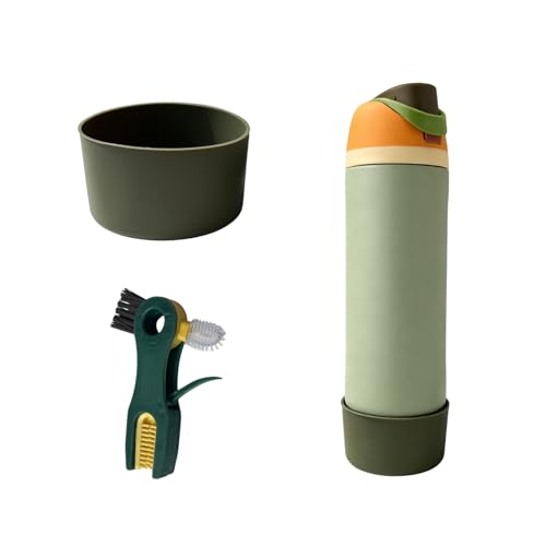 Silicone Boot for Owala 24oz Water Bottle - Avocado Green
