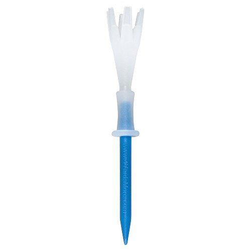 Golf Tees - 3.25 Inch Blue 4-Pack with 6-Prong Tip