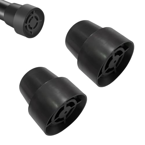 Mini Trampoline Leg Cap Tips - 2 Pack Rubber Floor Protectors