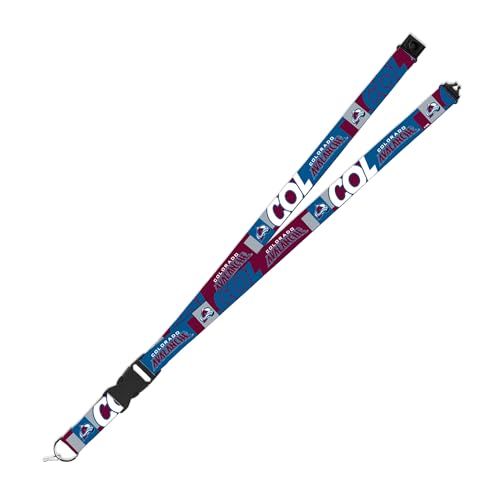 Colorado Avalanche Hockey Wrist Lanyard - Durable Key Strap
