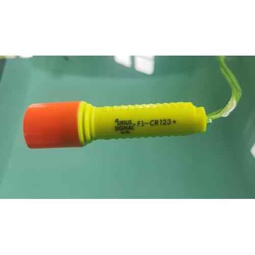 Sirius Signal F1-CR123 80 Lumen Floating IP68 Waterproof LED Flashlight with Lanyard