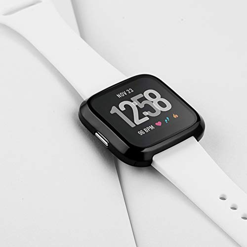 Screen Protector & Case for Fitbit Versa - Clear - 3 Packs