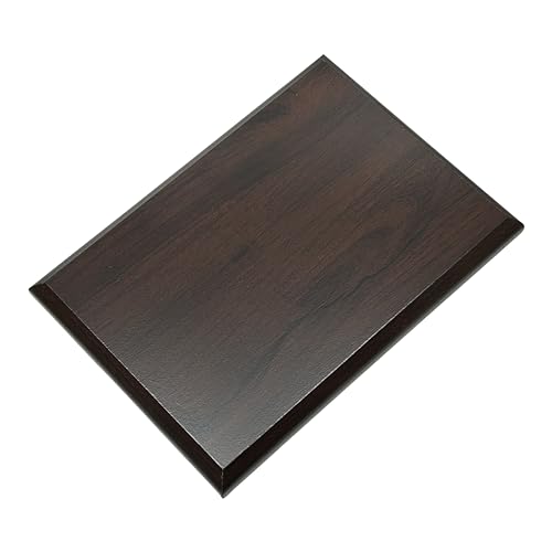 5x7 Inch Cherry Color DIY Blank Award Plaque with Beveled Edge