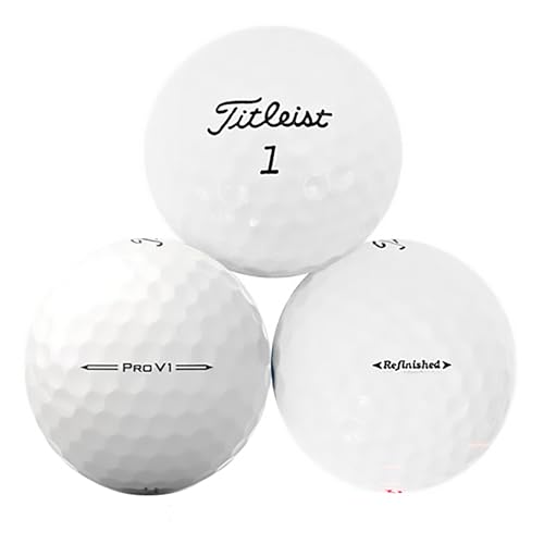 Titleist Pro V1 2023 Golf Balls - Refinished Tour-Level Distance & Control - 12 Pack