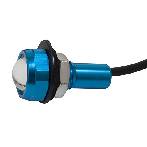 2-Piece Yak-Power Blue LED Button Light Kit for Kayaks - Plug & Play