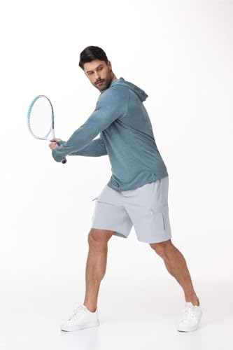 Men's Athletic Workout Shorts - XX-Large Light Gray