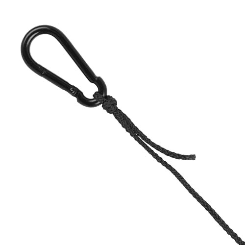 25-Foot Hoist Rope with Carabiner for Lifting Gear