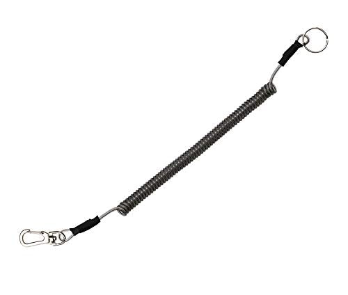 Retractable Fishing Coil Lanyard Tool - 12 Inch
