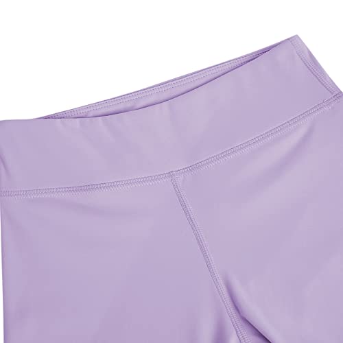 Girls High Rise Active Leggings for Gym & Yoga - 9-10 Years / Purple