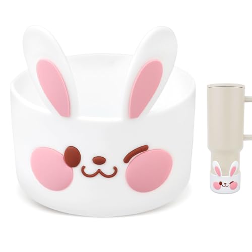 Cartoon Rabbit Silicone Boot for Stanley Cup 40/30oz - Tumbler Protector