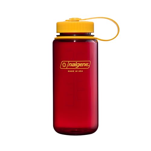 Nalgene 16 oz Wide Mouth Water Bottle - Laker Edition, Durable BPA-Free Hydration