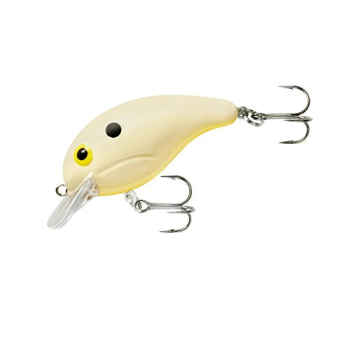 Bandit 100 Series Crankbait Bass Fishing Lure, Bone Orange Belly, 2"/1/4 oz