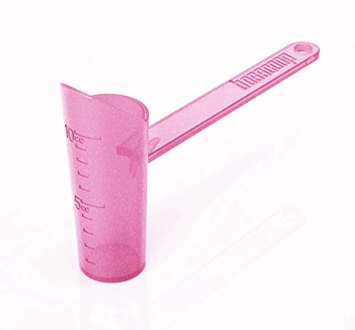 No Spill Water Bottle Scoop for Supplements - BPA Free Pink