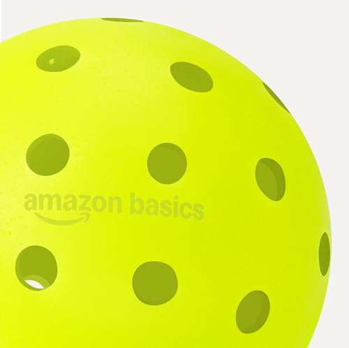 Outdoor Pickleball Balls - USAPA Approved, Durable 3-Pack, Yellow