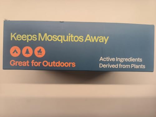 100 Pack Cliganic Mosquito Repellent Bracelets & Stickers - Long-Lasting, Deet-Free, Family Safe