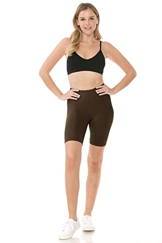 Women's Fashion Biker Shorts - Soft Butter Knit, Popular Prints