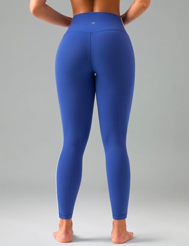 Colorfulkoala Women's High Waist Yoga Leggings with No Front Seam 25" Inseam