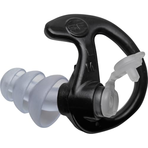 EP4 Sonic Defenders Plus Earplugs - Reusable, 24dB NRR, Black, Medium