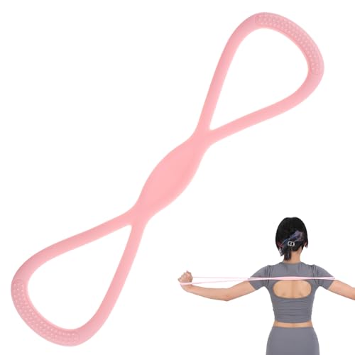 Figure 8 Resistance Bands with Handles - Pink Arm Workout