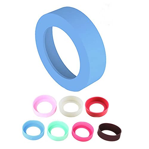 Silicone Bottom Protective Cover Cap for Water Bottles - Sky Blue