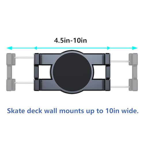 Skateboard Wall Mount - 360° Rotatable Display Hanger (1 Set)
