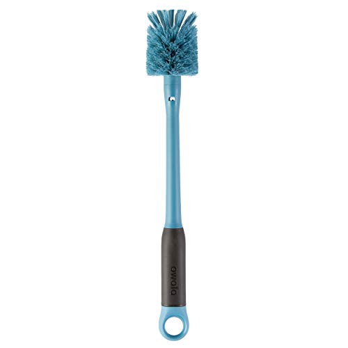 2-in-1 Water Bottle Brush Cleaner with Straw Brush - Smokey Blue