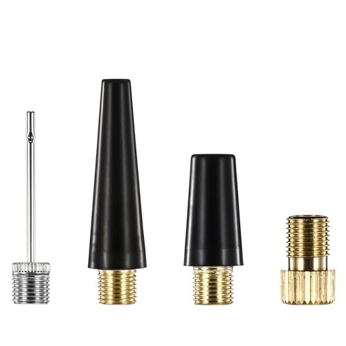 4-Piece Universal Ball Pump Needle and Tire Inflator Adapter Kit