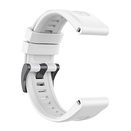 22MM Quick Fit Silicone Watch Band for Garmin - White
