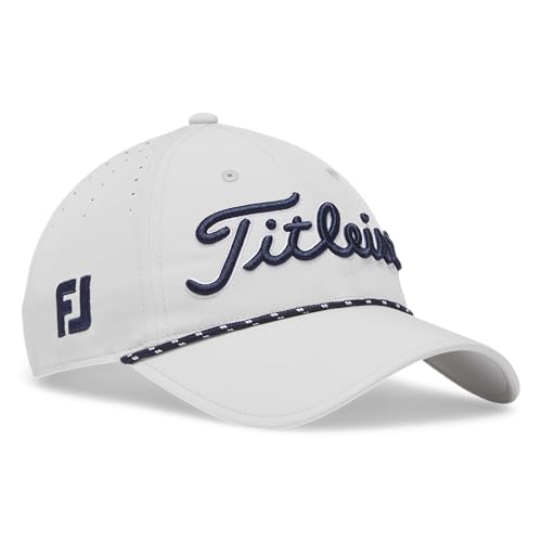 Titleist Men's Tour Breezer Golf Hat - One Size, Marble/Navy/White