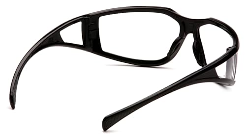 Exeter Safety Glasses - Clear H2x Anti-Fog Lens & Black Frame