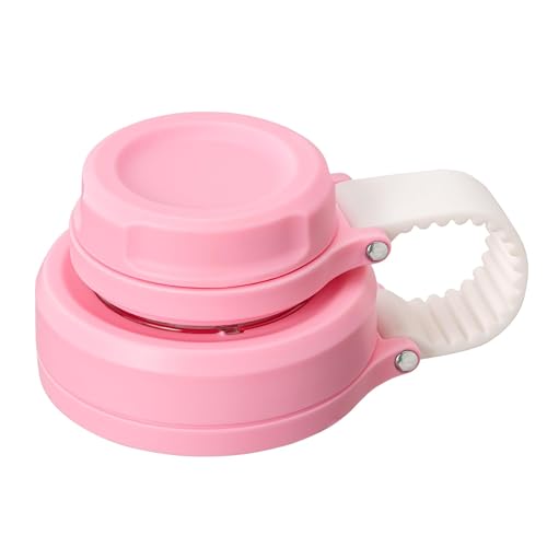 Clear Spout Lid for Wide Mouth Hydro Flask Bottles - Pink