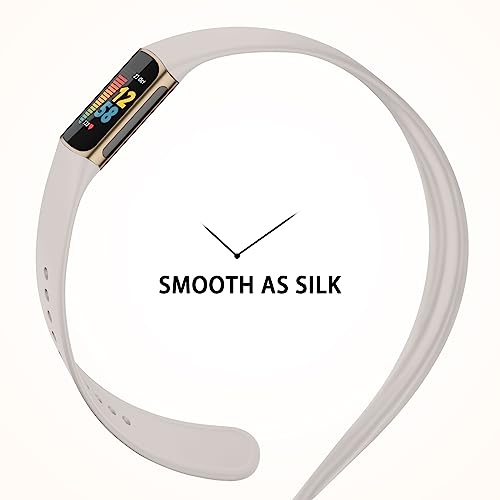 Soft Silicone Sport Band for Fitness Trackers - Starlight