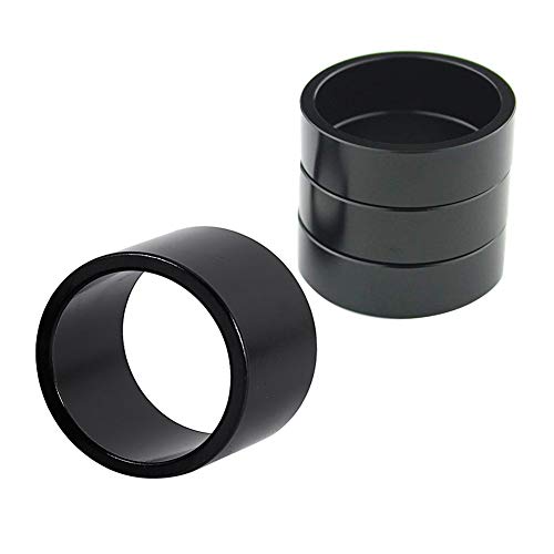 Bicycle Headset Spacer Set - 8 PCS Aluminum Alloy, 1-1/8 Inch, 4 Sizes