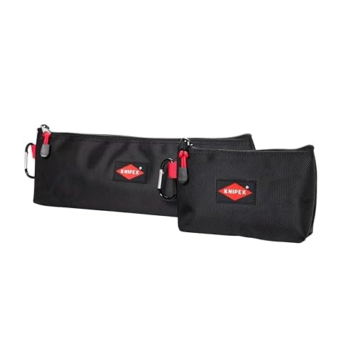 KNIPEX Tools 9K 00 80 179 US Zipper Tool Bag 2-Pack, Empty