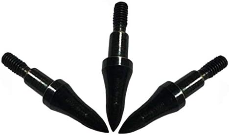 Skiennix Archery Arrow Tips - 12pcs 75/100/125/150 Grain Field Points | 5/16 Inch Screw-In Bullet Points for Hunting & Target Practice