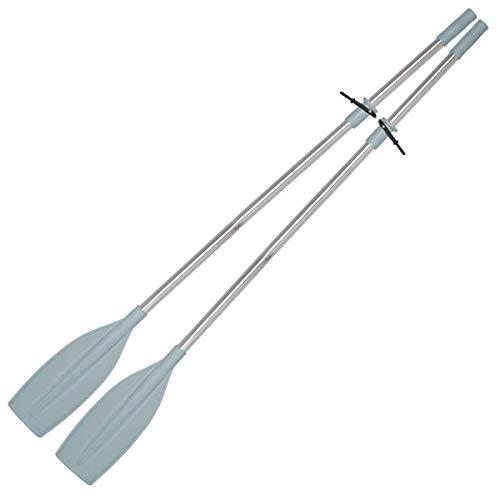 Lightweight Marine-Grade Aluminum Rowing Oars with Oar Stops - 2-Piece Design