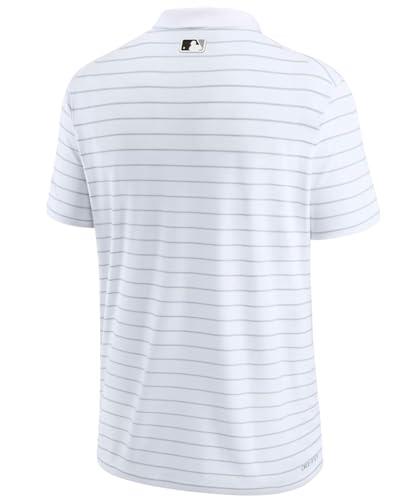 Men's MLB Chicago White Sox DRI-FIT Victory Polo - Large - White