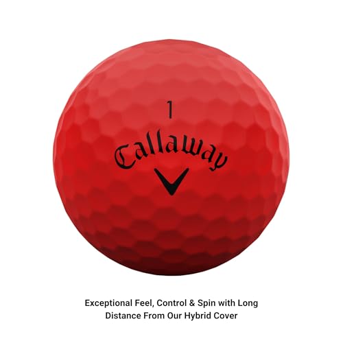 Supersoft Golf Balls - Red, One Dozen (2023 Edition)