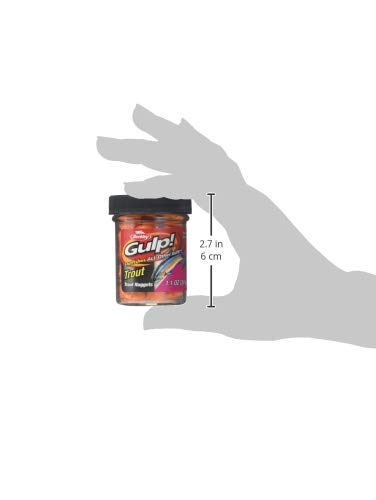 Floating Trout Dough Nuggets - Orange Pulp - 1 Ounce
