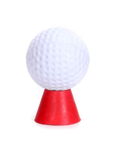 Winter Golf Tees - Multi-Coloured Rubber, 16 Pcs, 4 Heights (12mm, 17mm, 22mm, 37mm)
