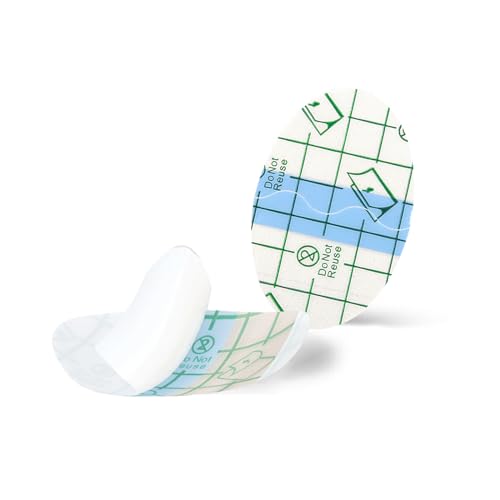 Lsenrioy 200pcs Transparent Waterproof Adhesive Bandages 1.7x2.6 Inch – Ellipse Film Dressing Tapes