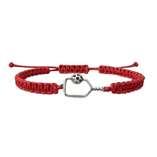 Pickleball Bracelet Gift for Pickleball Lovers - Red