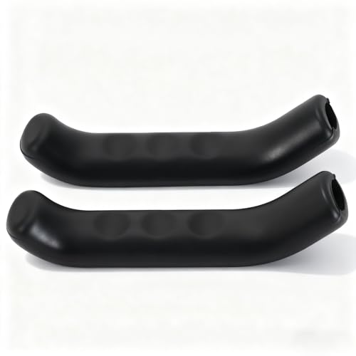 Silicone Bike Brake Lever Cover - Anti-Slip Shockproof Grips - Black