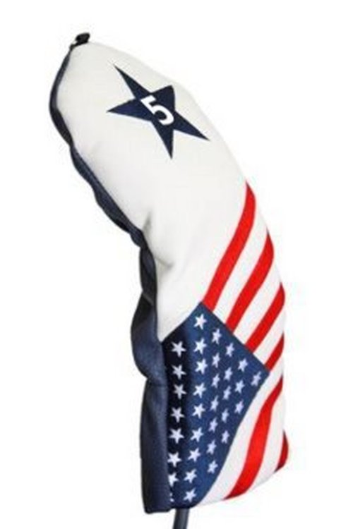 USA #5 Metal Fairway Wood Headcover Patriot Golf Limited Edition Patriotic Head Cover