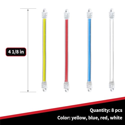 Tennis Racket Dampeners - 8 Pack Silicone Shock Absorbers