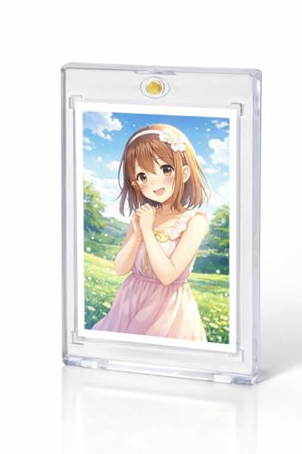 Magnetic Trading Card Holder - 55pt UV Protection Case for Thick Cards