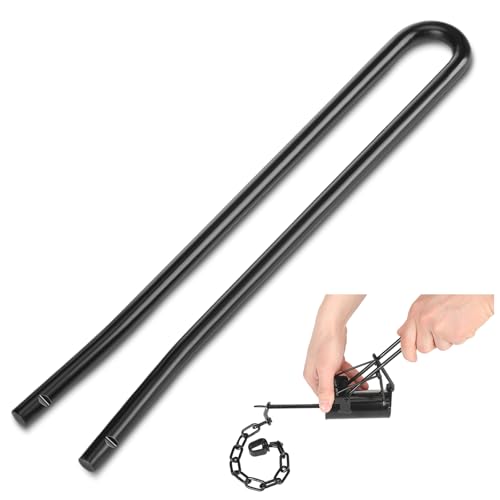 Dog Proof Traps Tool - 7 Inch Lever Handle for Raccoon & Beaver Traps