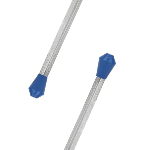 Fencing Practice Sword Tips - Rubber Foil/Epee Tips Pack of 10 - Blue Epee