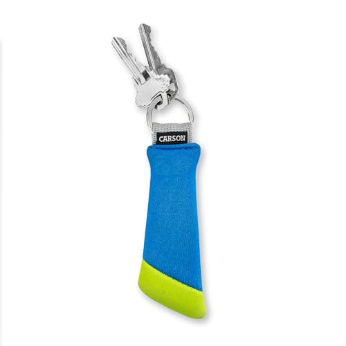 High Visibility Floating Keychain - Green/Blue Neoprene
