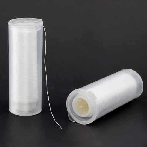 Invisible Fishing Line - 2Pcs 0.2mm 656ft Elastic Bait Thread